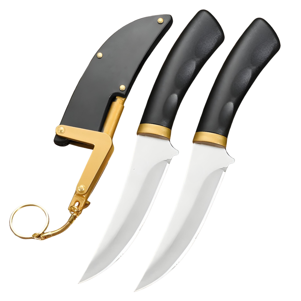 Faca Artesanal Lâmina Forjada com Bainha – Leve 2, Pague 1