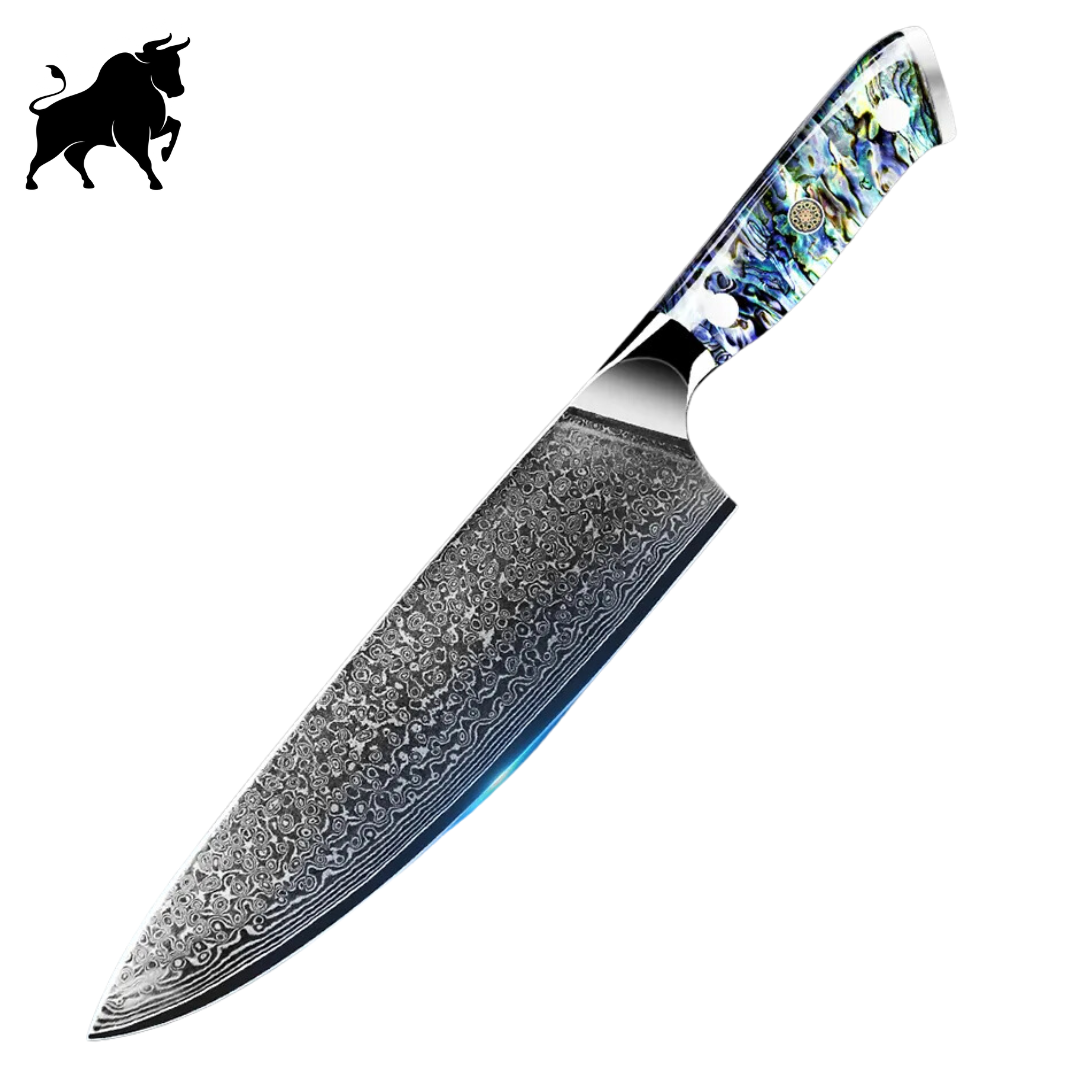 Faca Luxy Detail 8" Aço Damasco