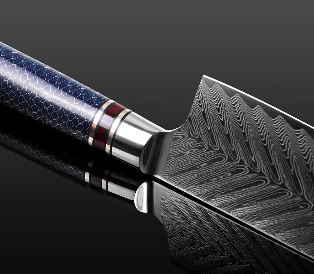 Faca Ocean 8" Aço Damasco