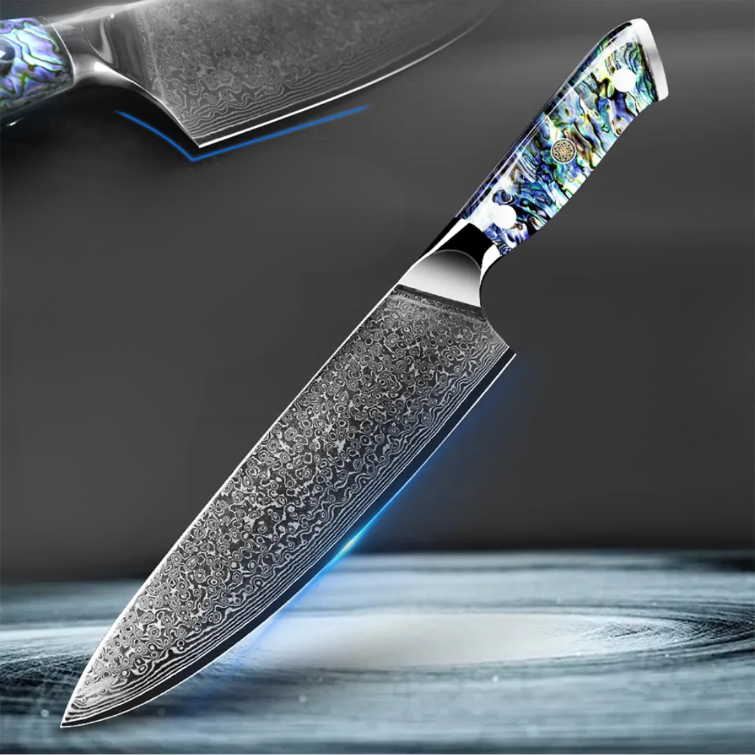 Faca Luxy Detail 8" Aço Damasco