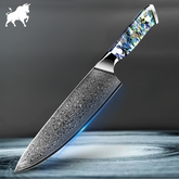 Faca Luxy Detail 8" Aço Damasco