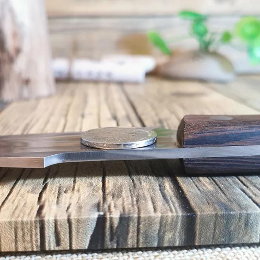 Faca Artesanal Lâmina Forjada com Bainha de Couro – Leve 2, Pague 1