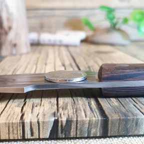 Faca Artesanal Lâmina Forjada com Bainha de Couro – Leve 2, Pague 1