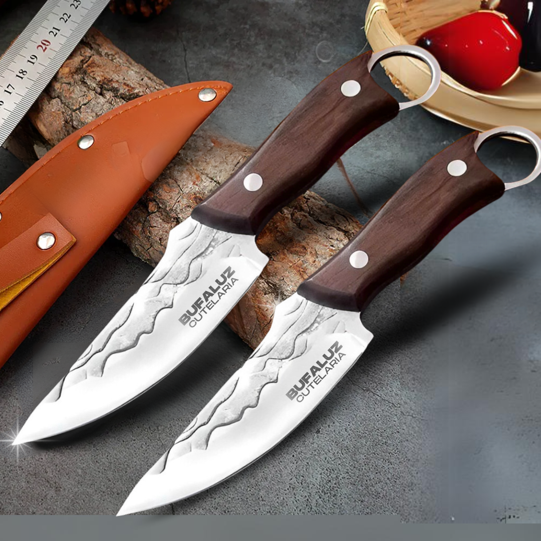 Combo 2 Facas Artesanais Sharp - Compre 1 Leve 2 [Forjadas a Mão]