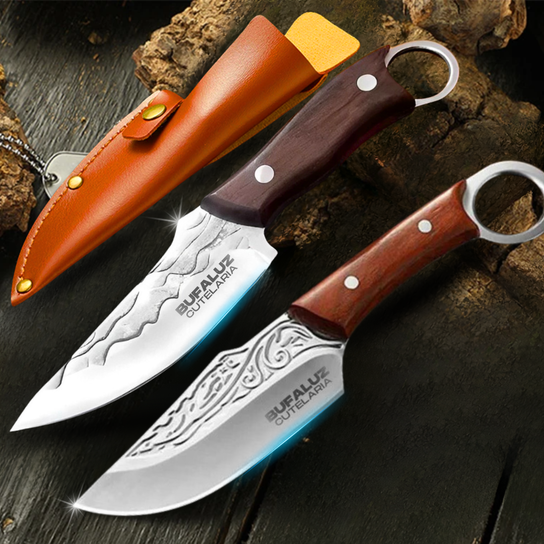 Combo 2 Facas Artesanais Sharp - Compre 1 e Leve 2 [Forjadas a Mão]