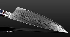 Faca Ocean 8" Aço Damasco