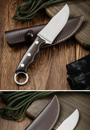 Faca Artesanal Barbecue - Forjada à Mão + Bainha