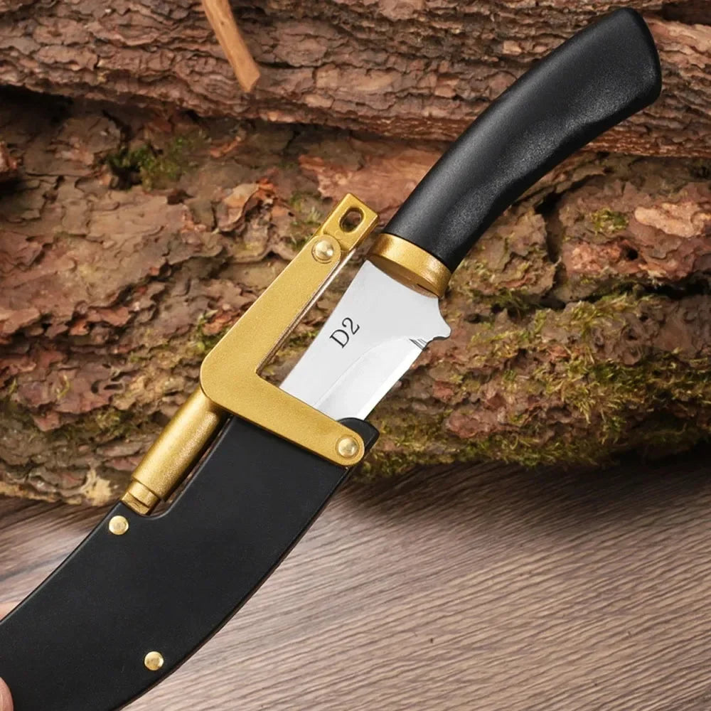 Faca Artesanal Lâmina Forjada com Bainha – Leve 2, Pague 1