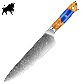 Faca Deluxe 8 Aço Damasco