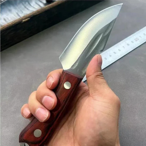 Faca Artesanal Lâmina Forjada com Bainha de Couro – Leve 2, Pague 1