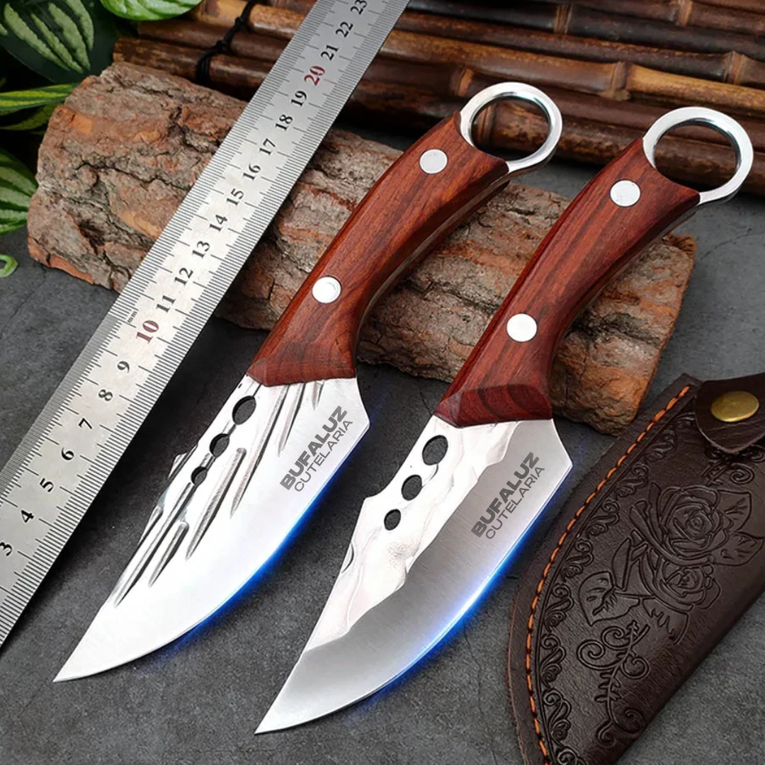 Combo 2 Facas Artesanais ProSharp - Forjado a Mão [Compre 1 Leve 2]