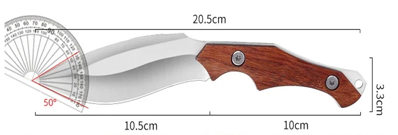 Faca Artesanal Forge - Forjada à Mão + Bainha